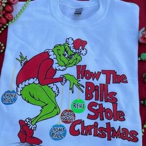 White Grinch Christmas T-Shirt